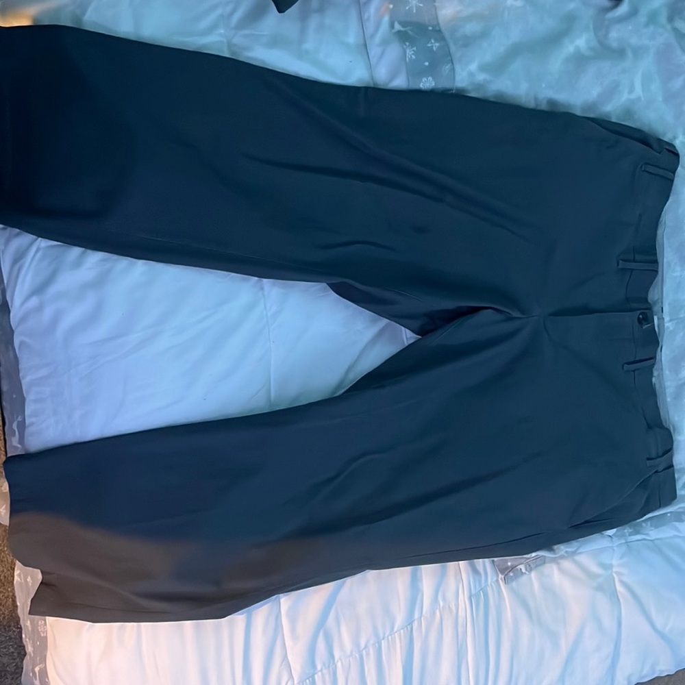 Grey dress like pants. Just down wear anymore
